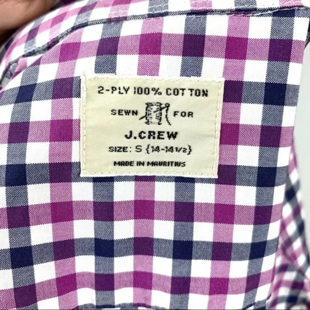 J. Crew‎ Plaid Button-up casual shirt